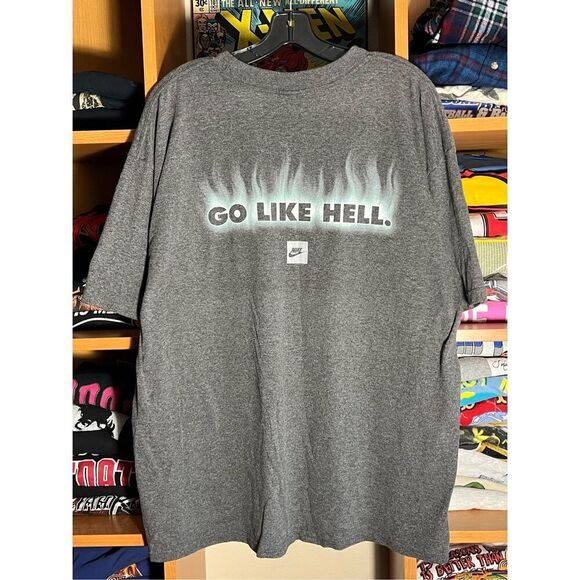 Vintage Y2K Nike Go Like Hell Flame Tee - Picture 3 of 5
